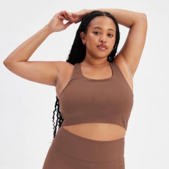 NWT Girlfriend Collective Storm Paloma Racerback Bra - Picture 1 of 3